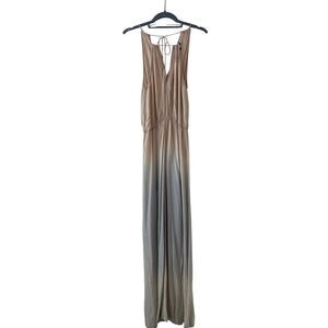 Aakaa Ombre Multi-colored Maxi Dress Size Small Beach Sun‎ Summer